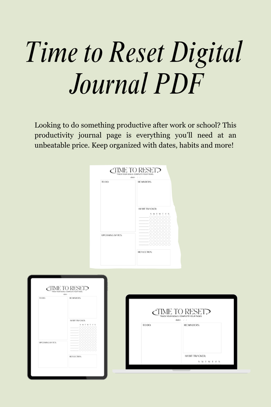 Productivity Journal PDF